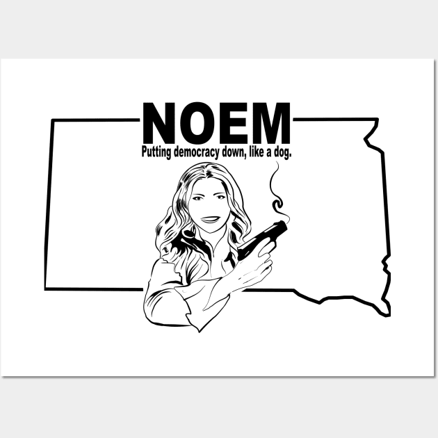 Kristi Noem South Dakota Governor Wall Art by Renegade Rags